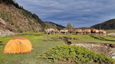 © Matthieu Libeer - Notre bivouac à Besh Belchir Notre bivouac à Besh Belchir