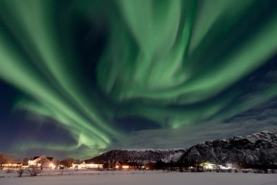 Aurores boréales aux îles Lofoten