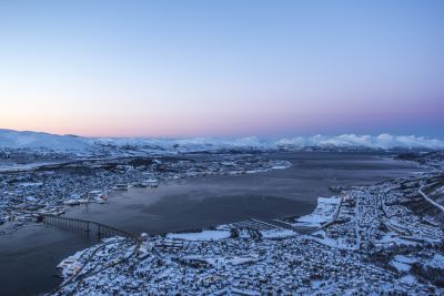 Tromso vue du Cable car