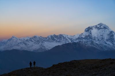 Jour 10 : Réveil face au Daulaghiri et descente en forêt sauvage, village accueillant