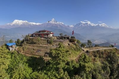 Jour 13 : Chemin en crête pour atteindre le téléphérique de Pokhara, visite de la ville et du lac