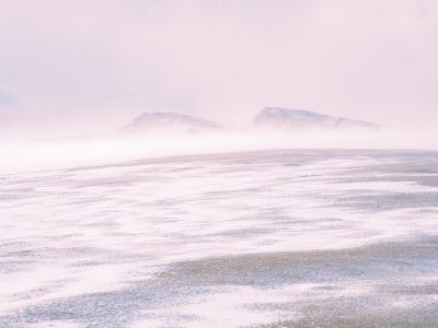 Steppe enneigée