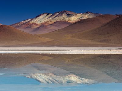 Reflet sur les lagunes Miscanti et Miniques