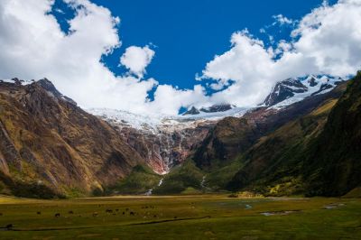 © Jean-Claude Colin - La prairie de Jancapampa La prairie de Jancapampa