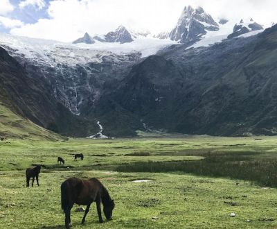 © Jean-Claude Colin - Le lieu de bivouac à Huecrococha Le lieu de bivouac à Huecrococha