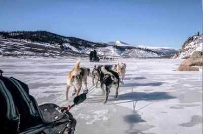 Fin du périple en traineau sur la rivière Tuul Fin du périple en traineau sur la rivière Tuul
