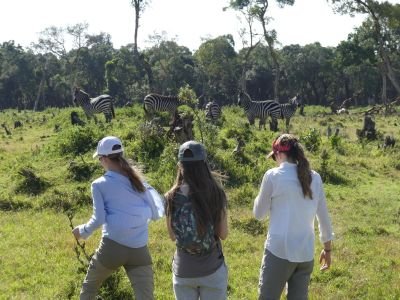 safari  à pied en famille au kenya