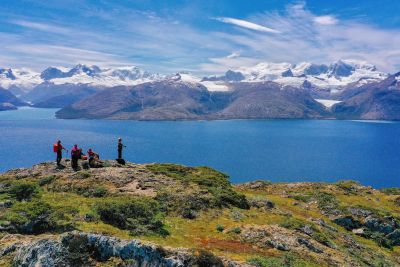 voyageurs au coeur des paysages de la patagonie