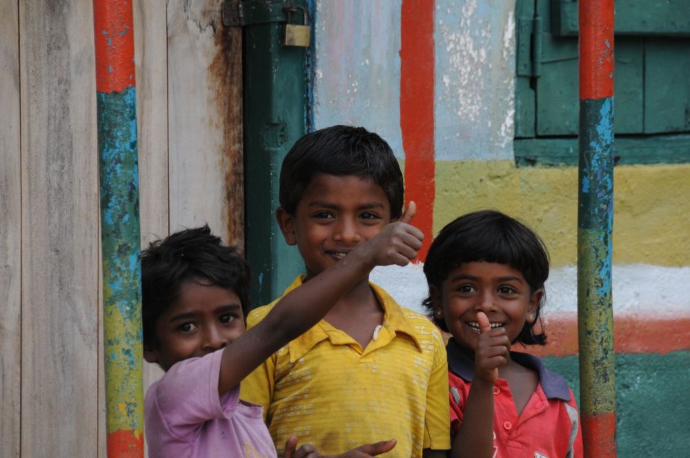 Portraits d'enfants rencontrés au srilanka - © Sylvain Lenglard