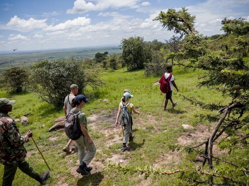 safari a pied en famille en kenya - &copy; Sylvain Lefebvre