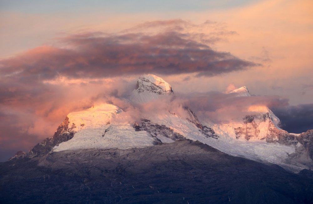 coucher de soleil sur le parc huascaran - &copy; Marek Piwnicki