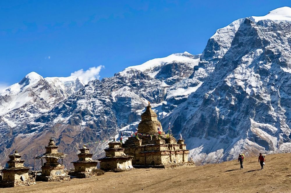 trekkeurs au coeur du mustang au nepal - © Mattheieu Reynier