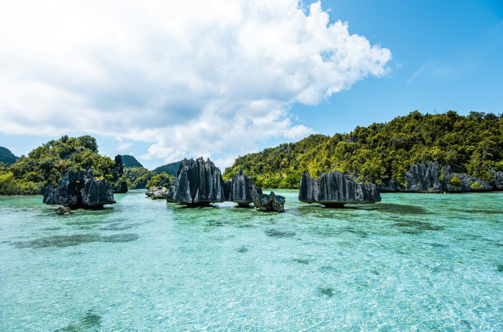 pitons karstiques des raja ampat - © Simon Spring