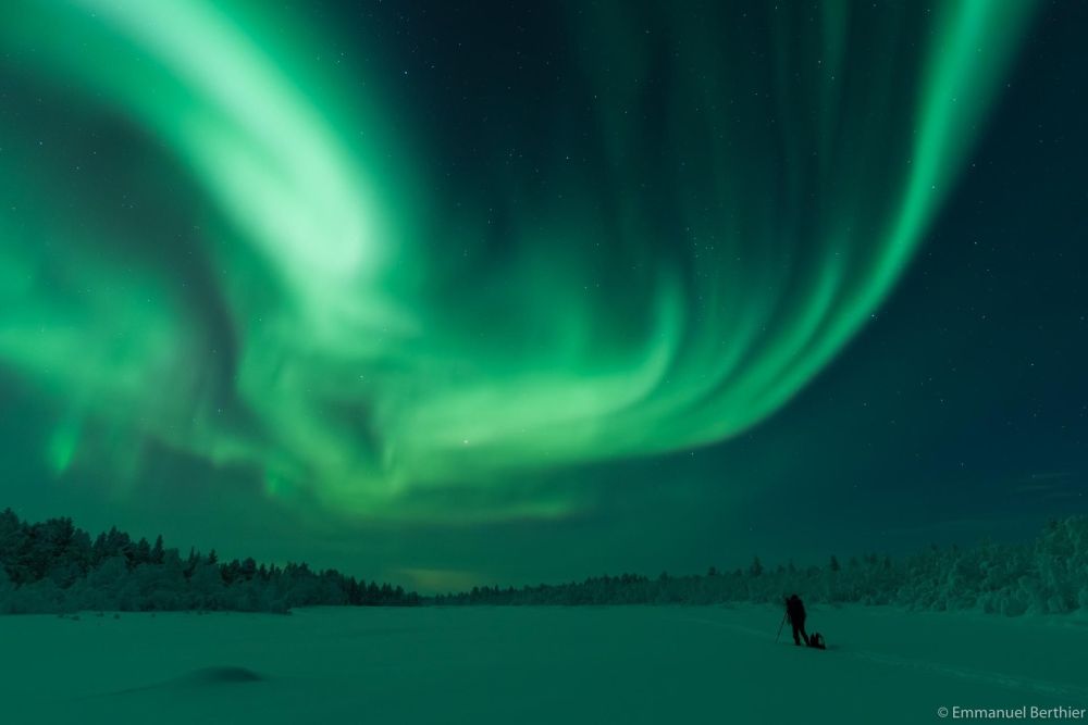 voyage sous les aurores boréales en laponie - &copy; Emmanuel Berthier