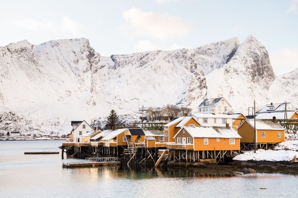 les lofoten sous la neige - &copy; Emmanuel Berthier