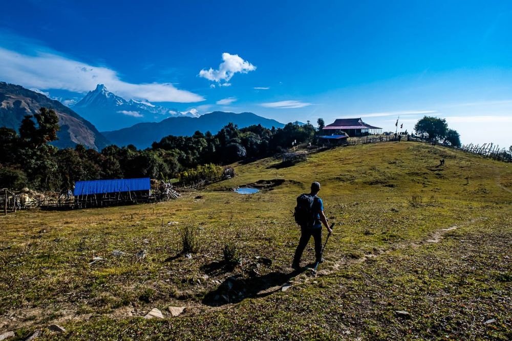 Trekkeur au Népal - &copy; Franck Charton