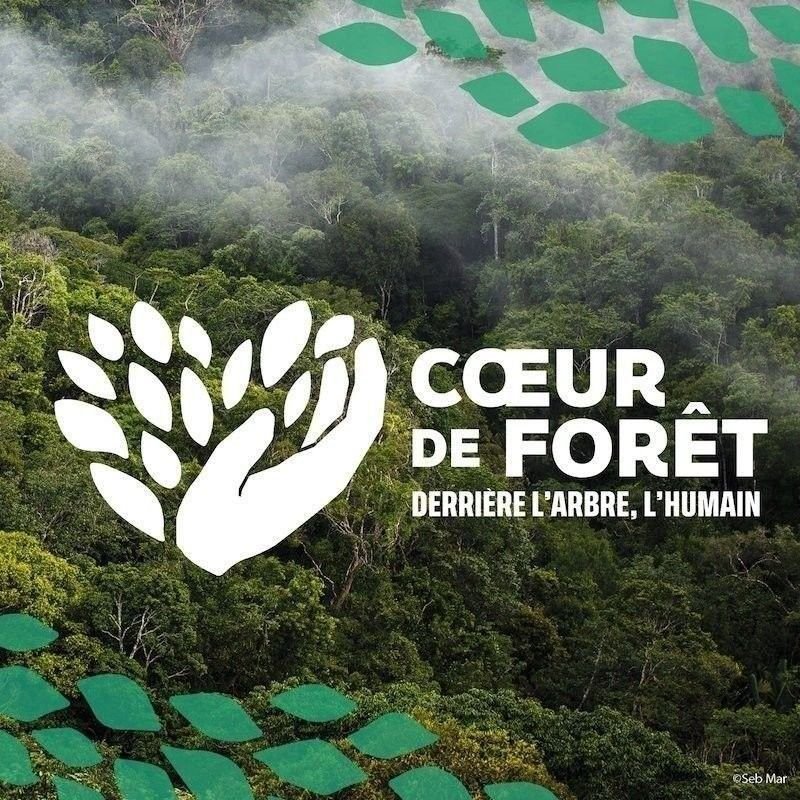 logo et visuel de l'association Coeur de forêt - &copy; Coeur de forêt