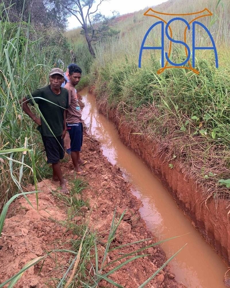 petits canaux d'irrigation a Madagascar - &copy; Asa Madagascar