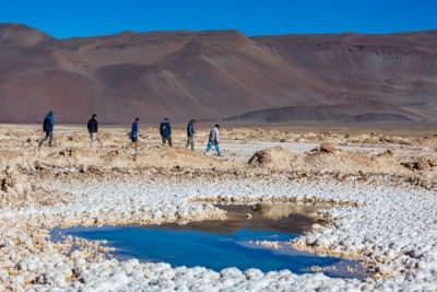 Randonneur dans l'atacama argentin - &copy; Matthieur Reynier