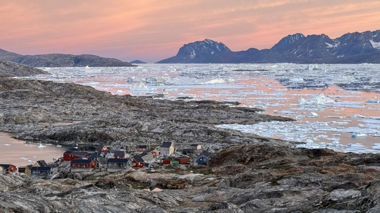 Groenland - Carnet de voyage, aquarelles et randonnées parmi les Icebergs du fjord Sermilik