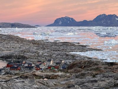 Groenland - Carnet de voyage, aquarelles et randonnées parmi les Icebergs du fjord Sermilik