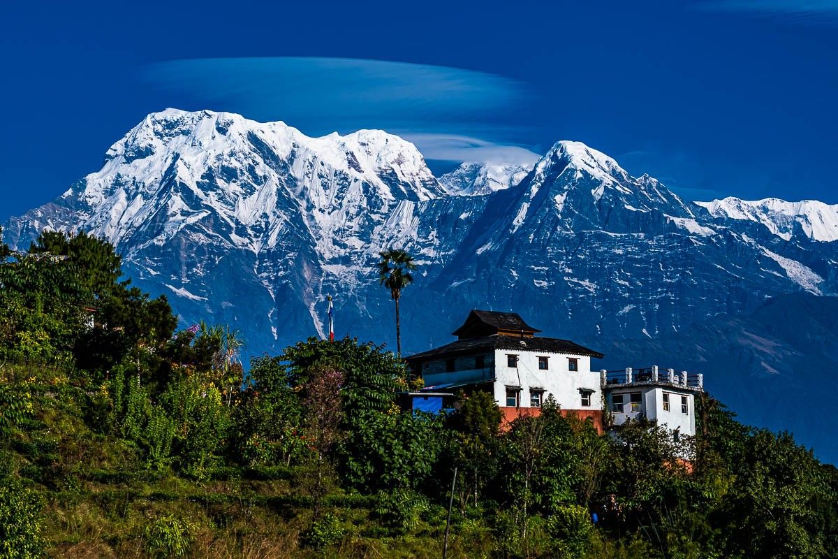 Panorama sur l'Himalaya