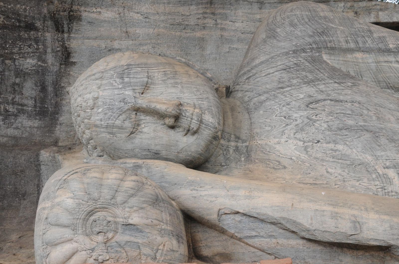 Bouddha couché Polonnaruwa
