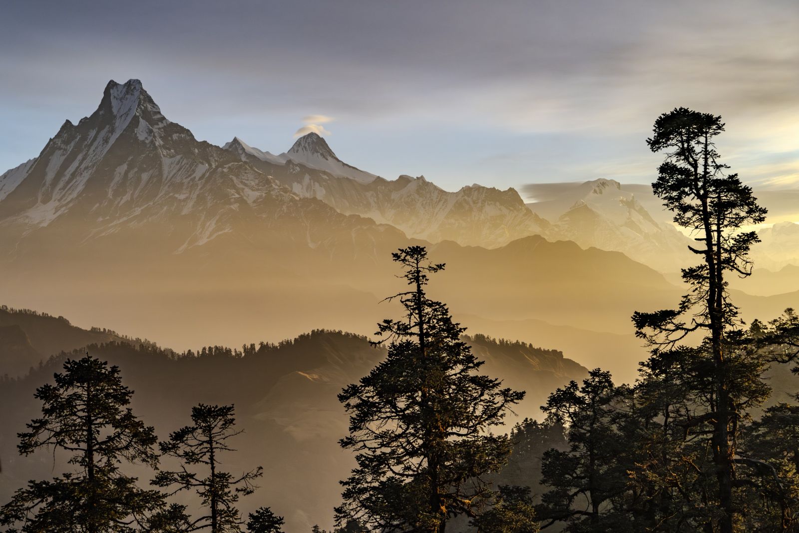 les balcons des Annapurnas au Népal