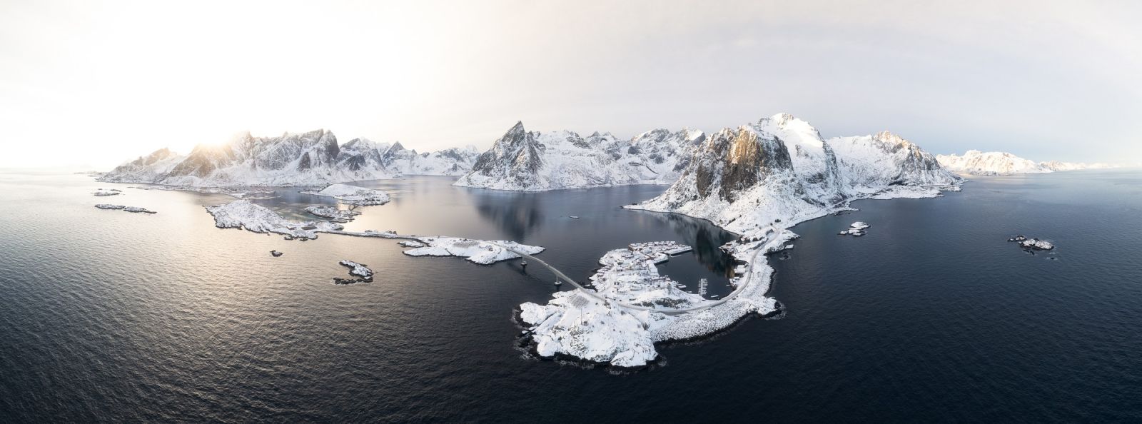 Les îles Lofoten en hiver