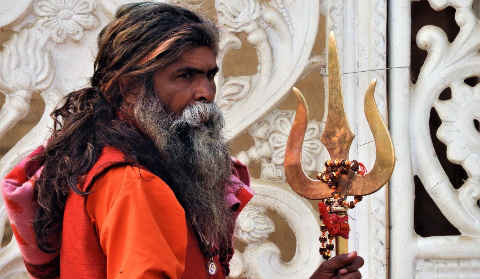© Laurige Boyer - Festival de la Kumbh Mela Sadhu adorateur de Shiva, festival Kumbh Mela