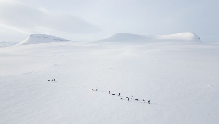Finlande - Laponie - Aventure polaire à Ski Pulka : à la conquête du Mont Halti, sommet de Laponie 