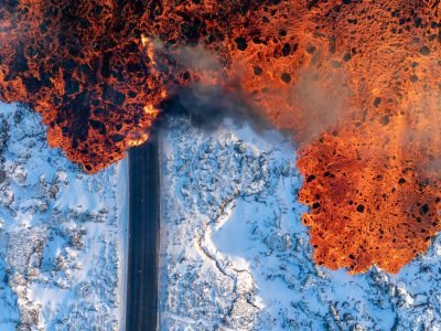 Islande - Islande hivernale, entre glace, lave et aurores boréales